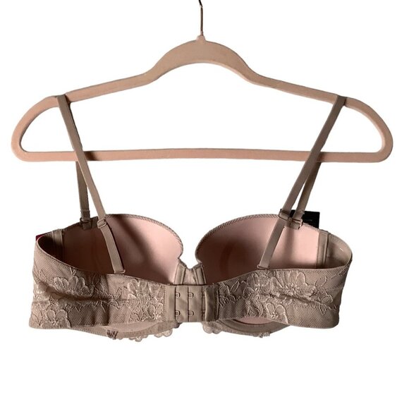 Maidenform Multiway Push-Up Balconette Bra Women Floral Detail Adjustable Straps - Picture 9 of 9